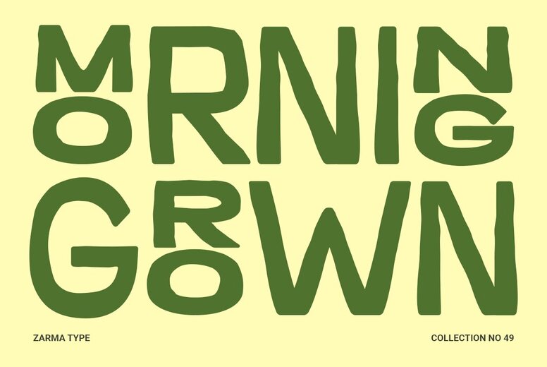 Morning Grown Font