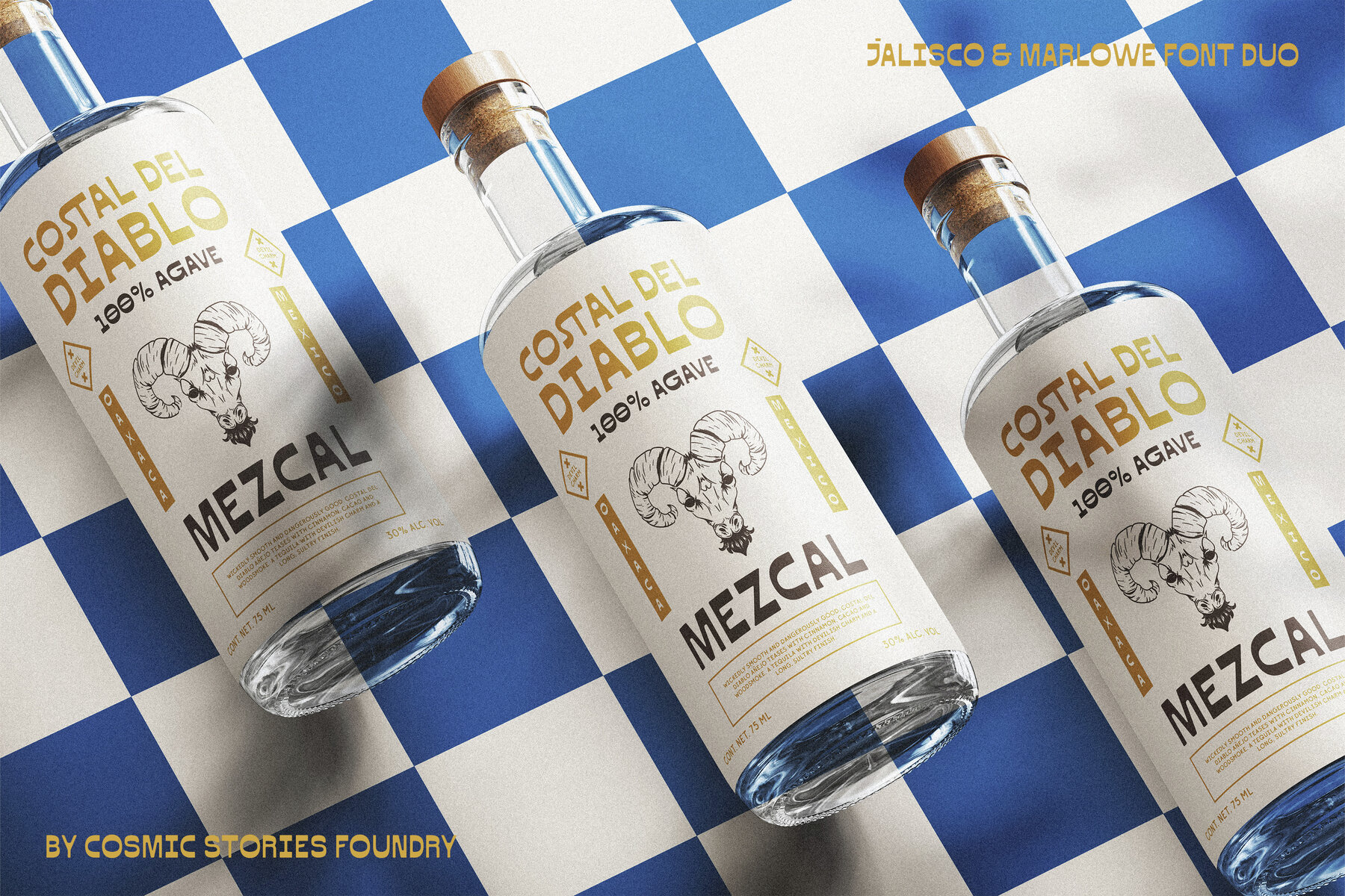 Jalisco and Marlowe Display Font Duo 4