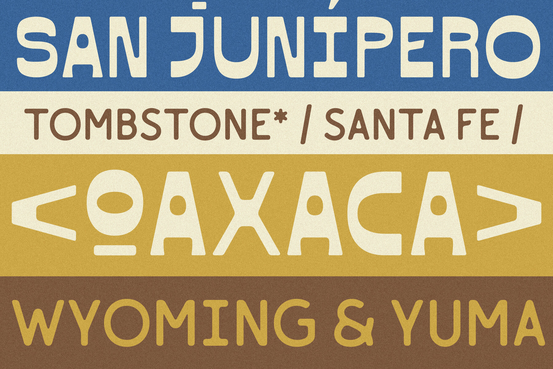 Jalisco and Marlowe Display Font Duo 5