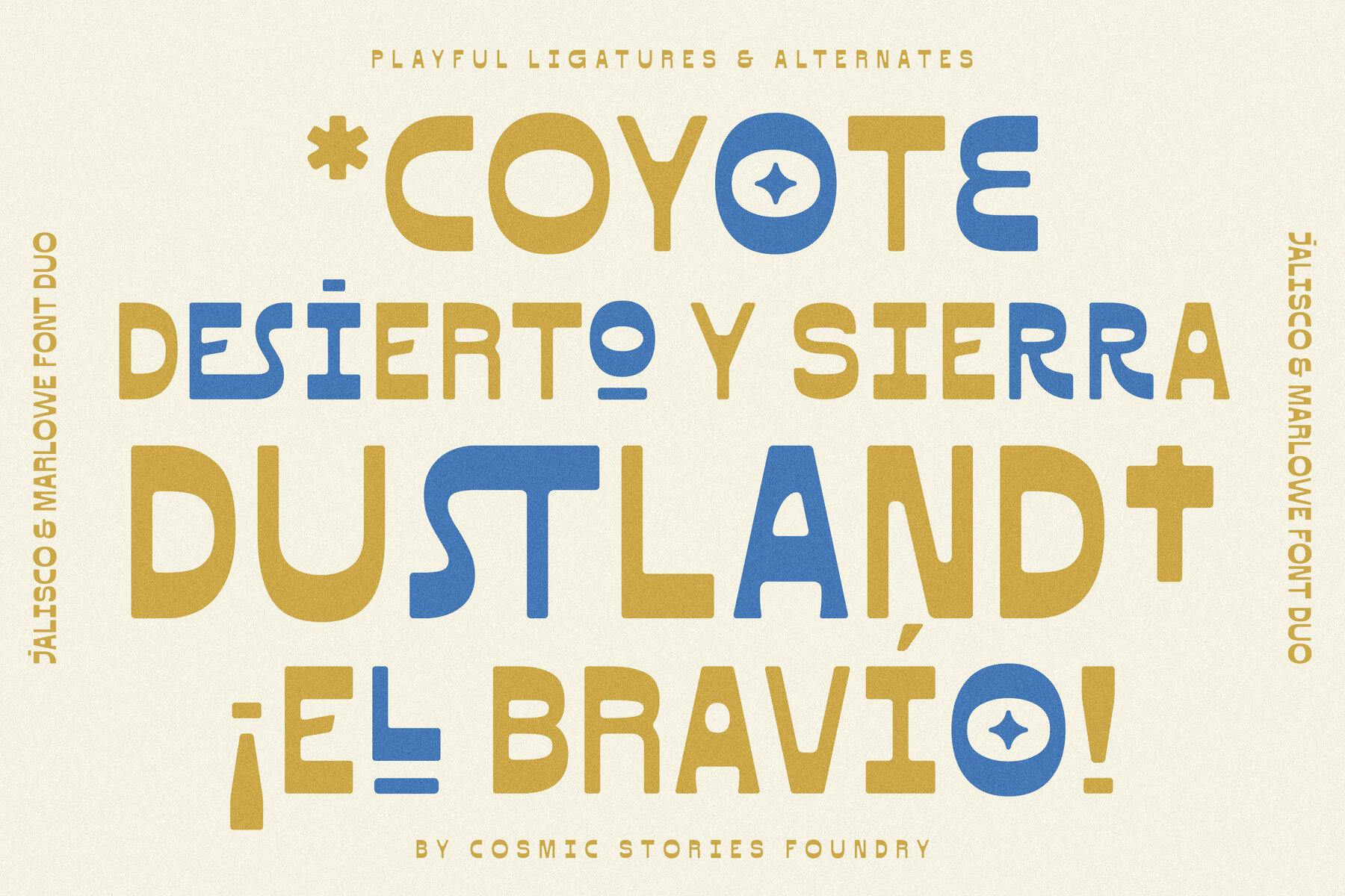 Jalisco and Marlowe Display Font Duo 8