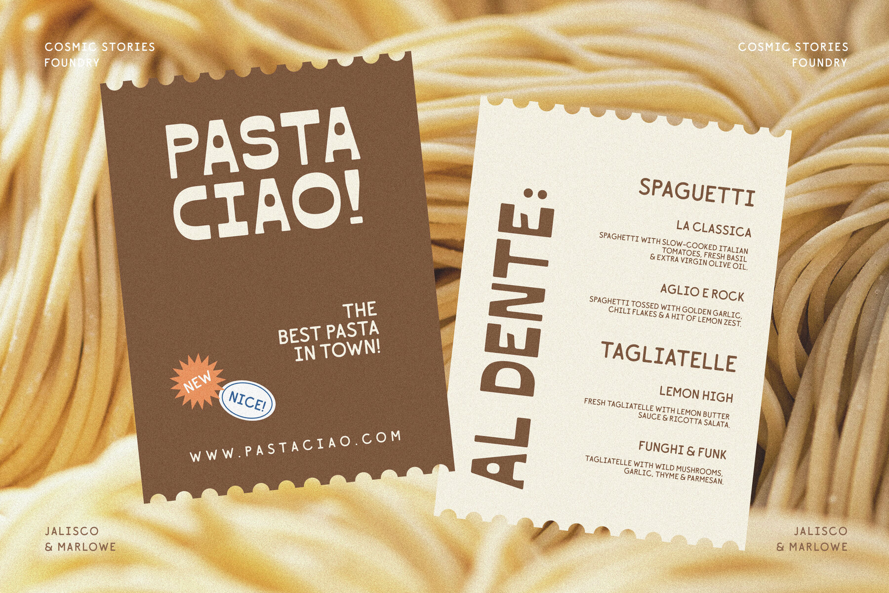 Jalisco and Marlowe Display Font Duo 11