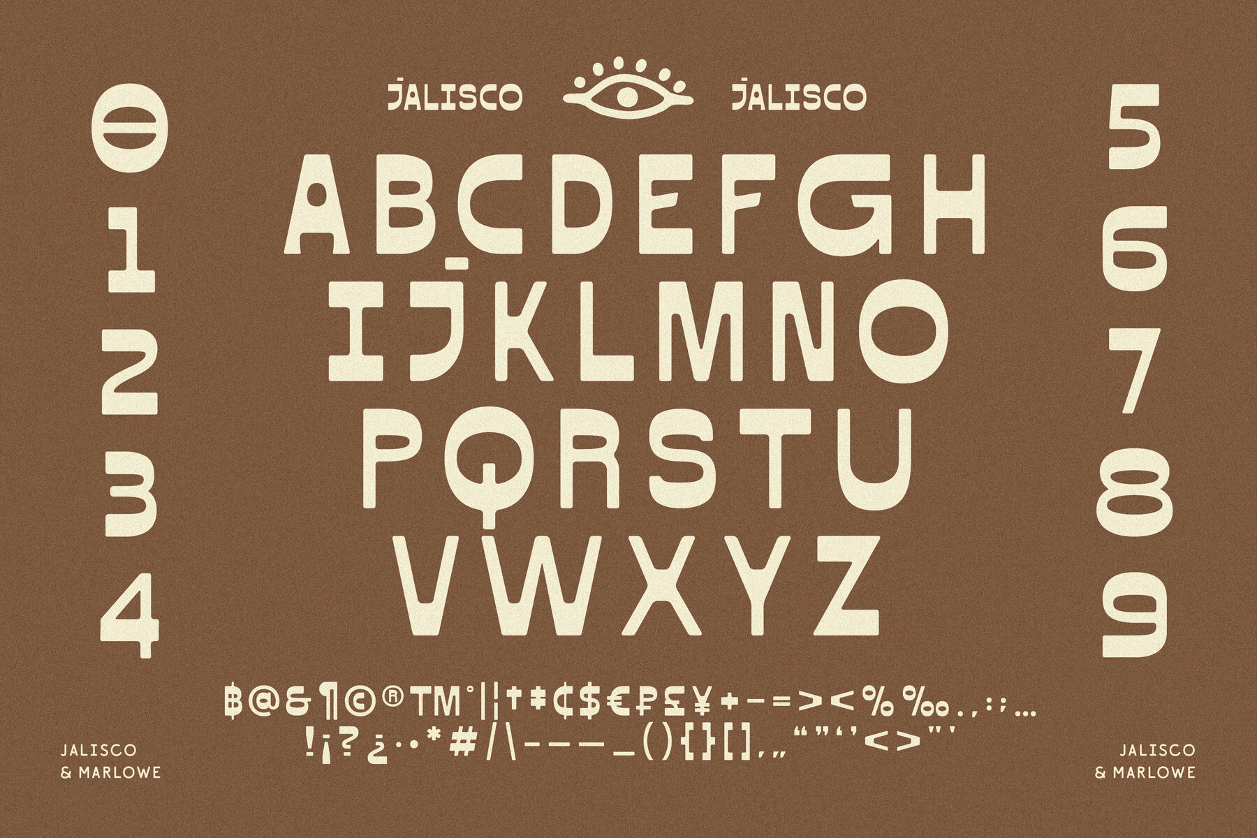 Jalisco and Marlowe Display Font Duo 14