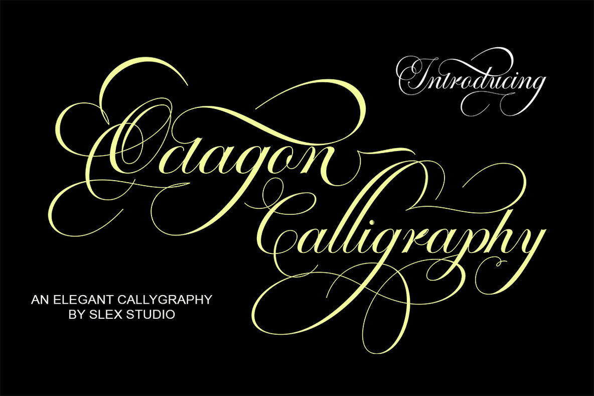 Octagon Calligraphy 1