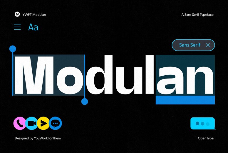 YWFT Modulan Font