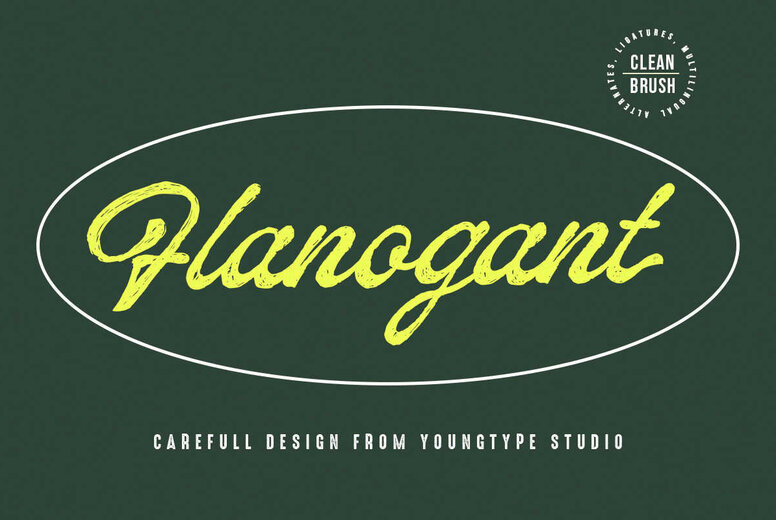 Flanogant Font