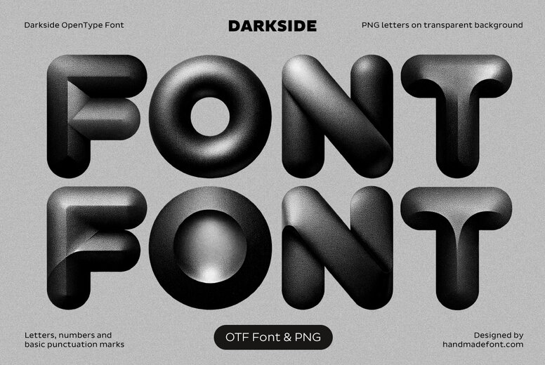 Darkside SVG Font