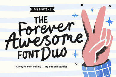 Forever Awesome Font Duo