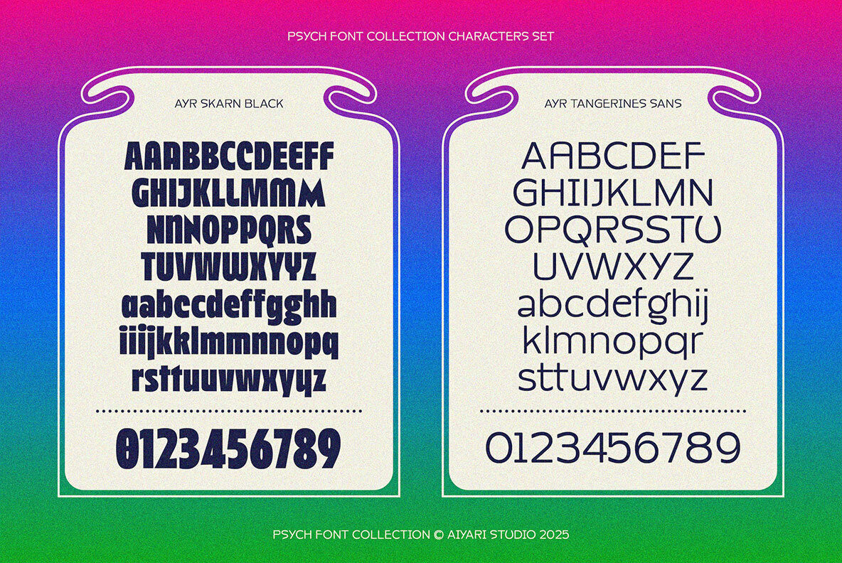 Psych Font Collection 3