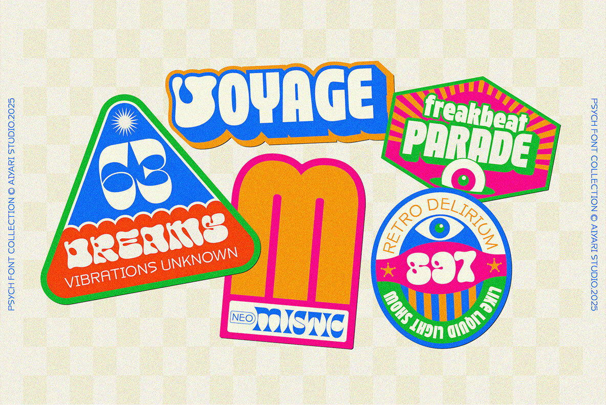 Psych Font Collection 7