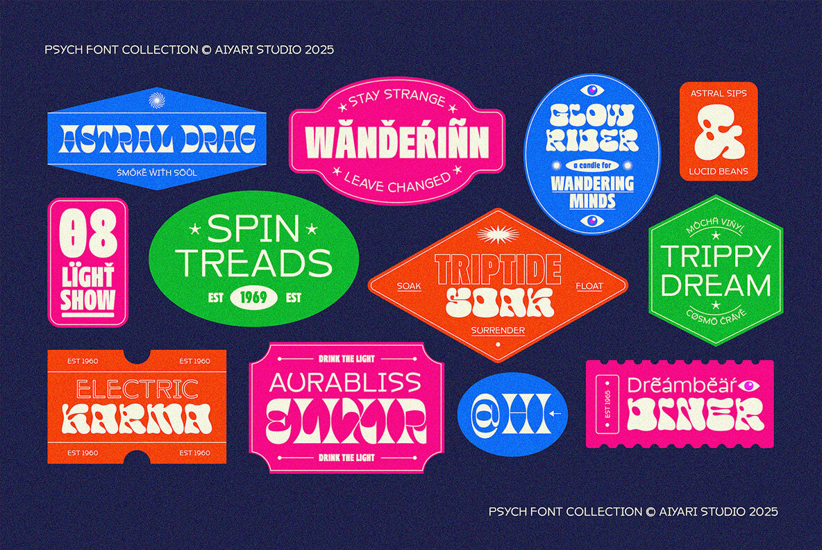 Psych Font Collection 13