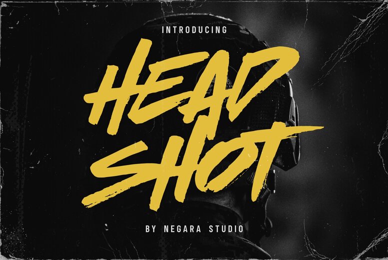 Head Shot Font