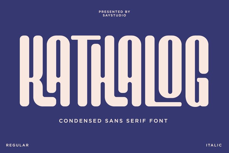 Kathalog Font