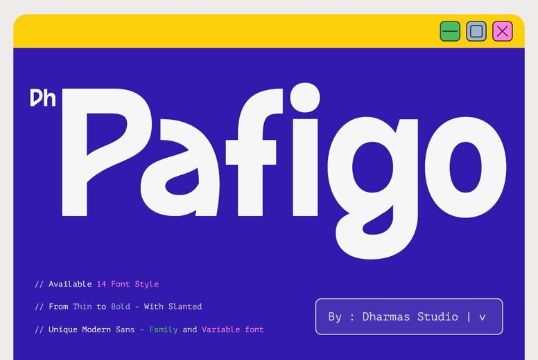 Dh Pafigo Font