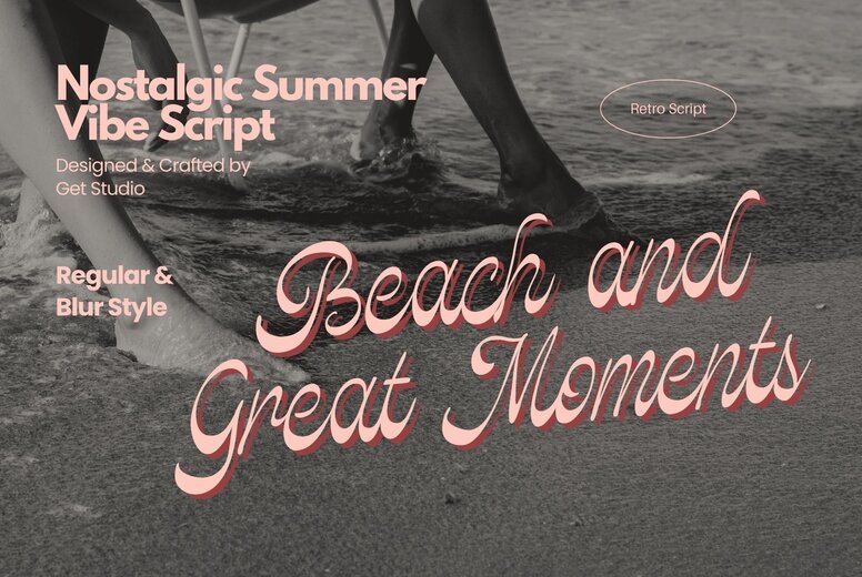 Beach and Great Moments Font