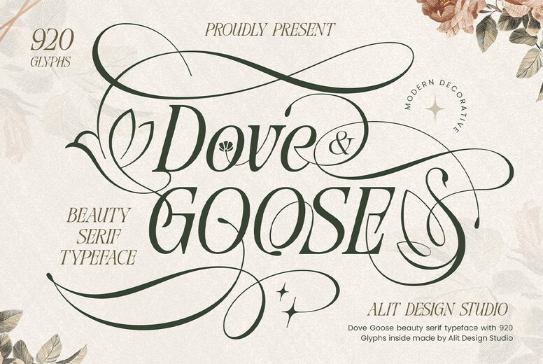 Dove and Goose Font
