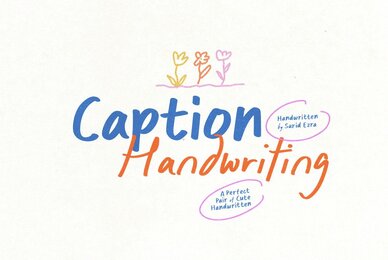 Caption Handwriting