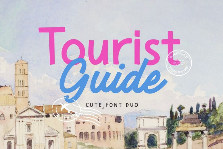 Tourist Guide Font