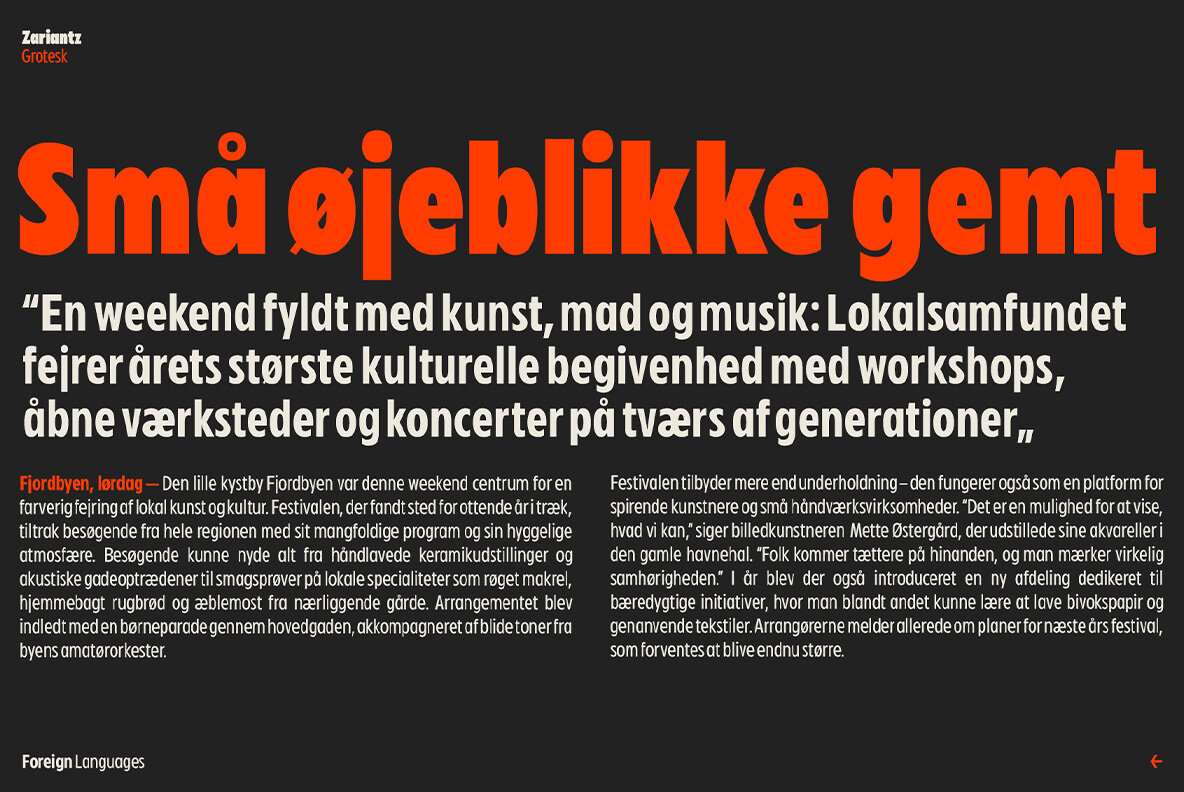 Zariantz Grotesk Variable 11