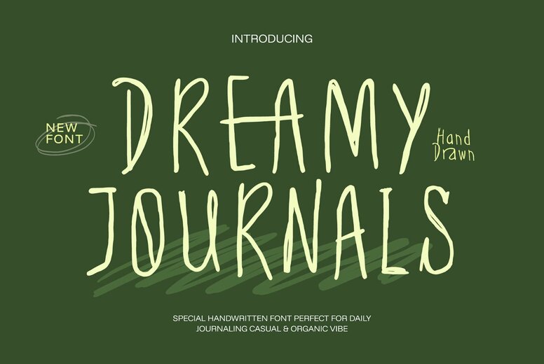 Dreamy Journal Font
