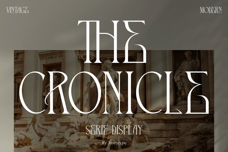 THE CRONICLE Font