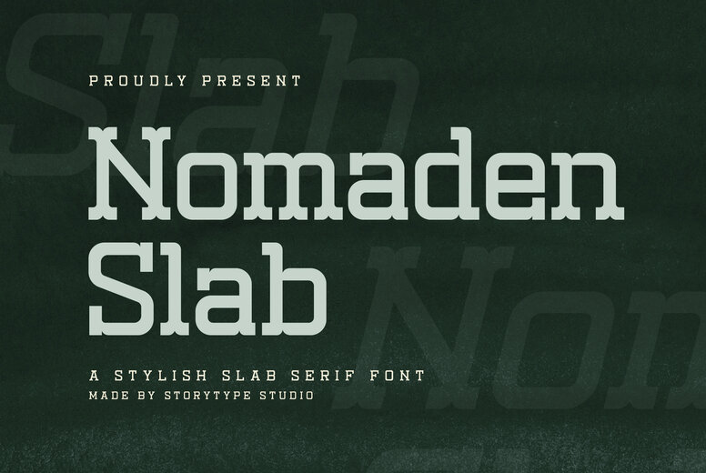 Nomaden Slab Font