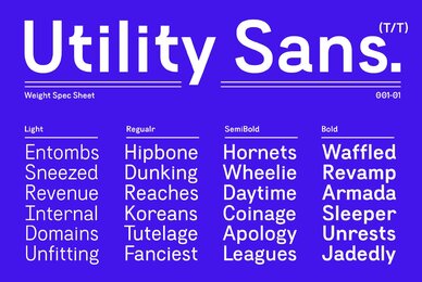 Utility Sans