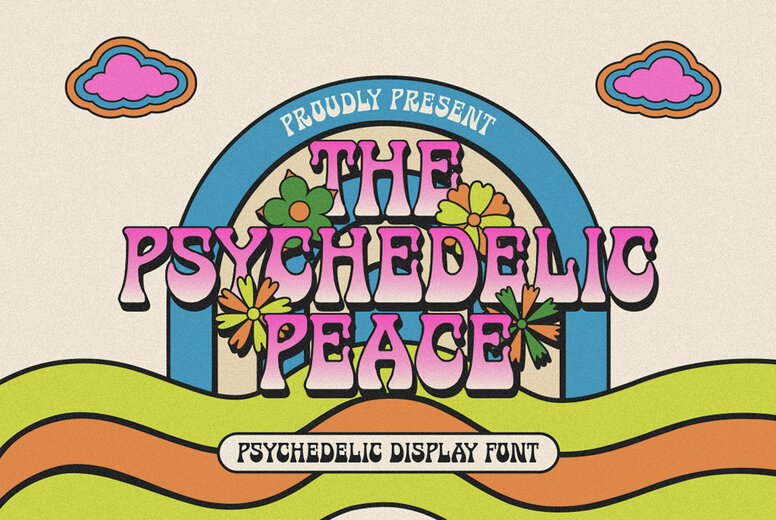 The Psycedelic Peace Font