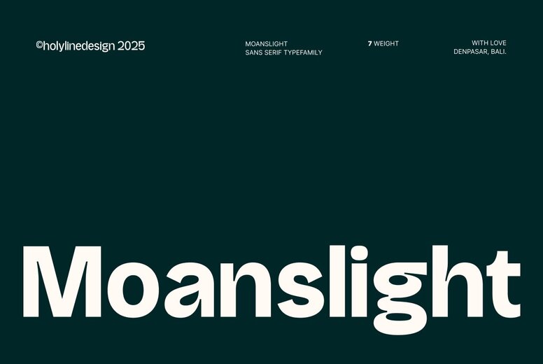 Moanslight Font