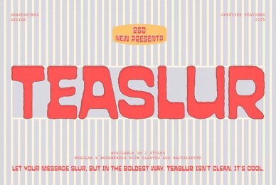 Teaslur Font