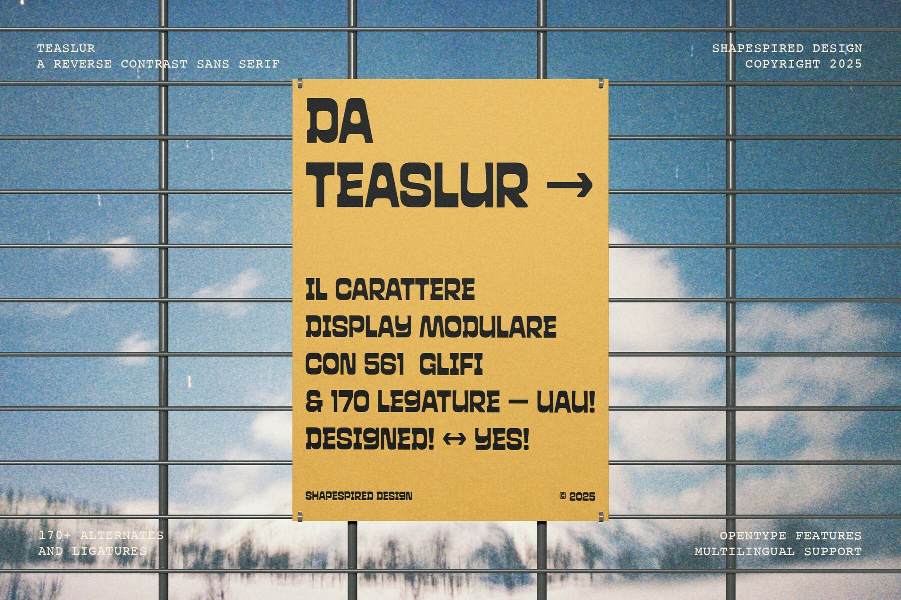Teaslur Font 12