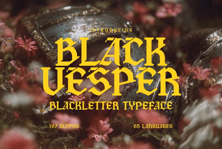 Black Vesper Font