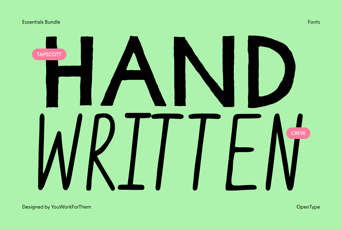 The Essentials Font Bundle 7