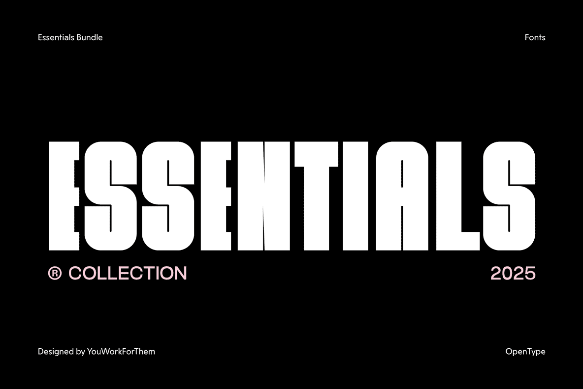 The Essentials Font Bundle 9