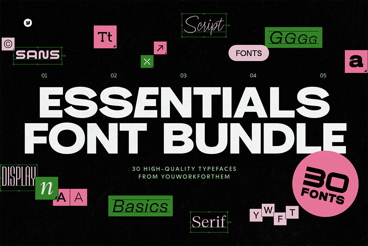 The Essentials Font Bundle 1