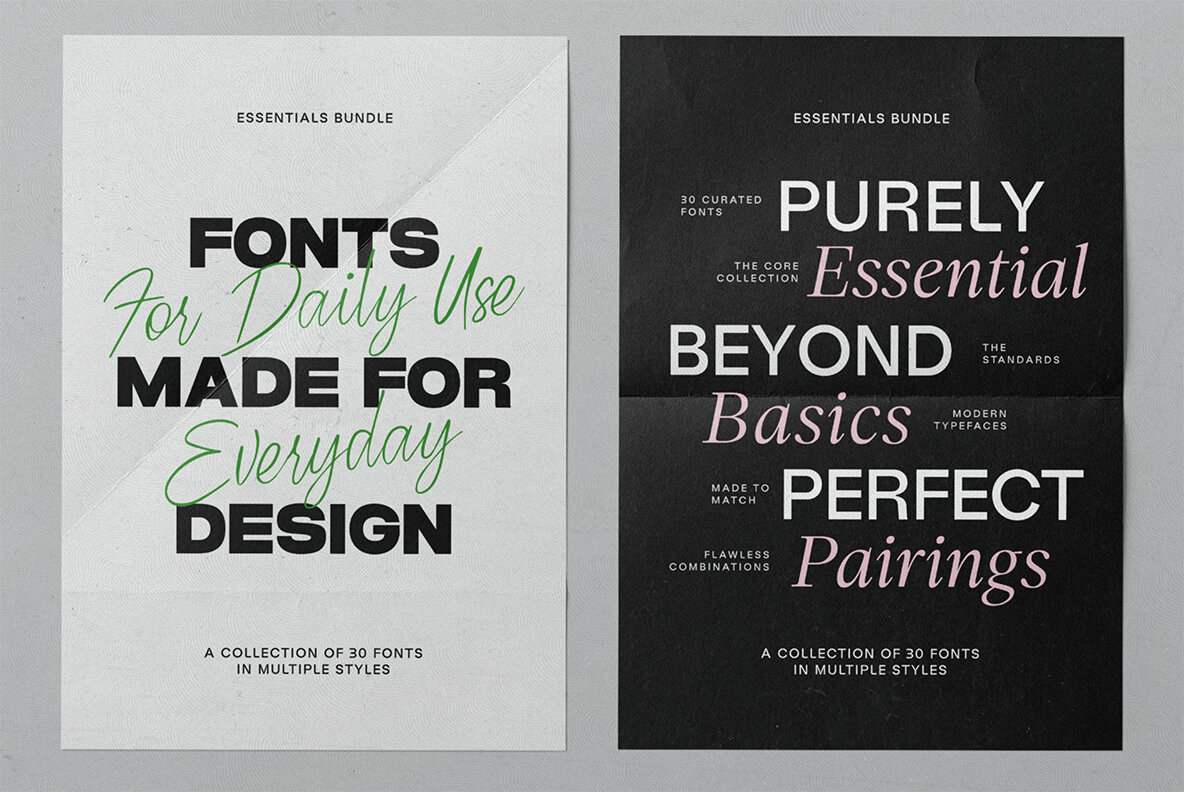 The Essentials Font Bundle 10
