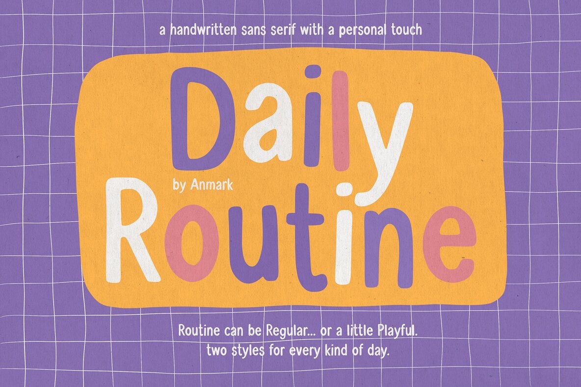 Daily Routine Font - Fontpath