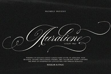 Auraliene Script Pro