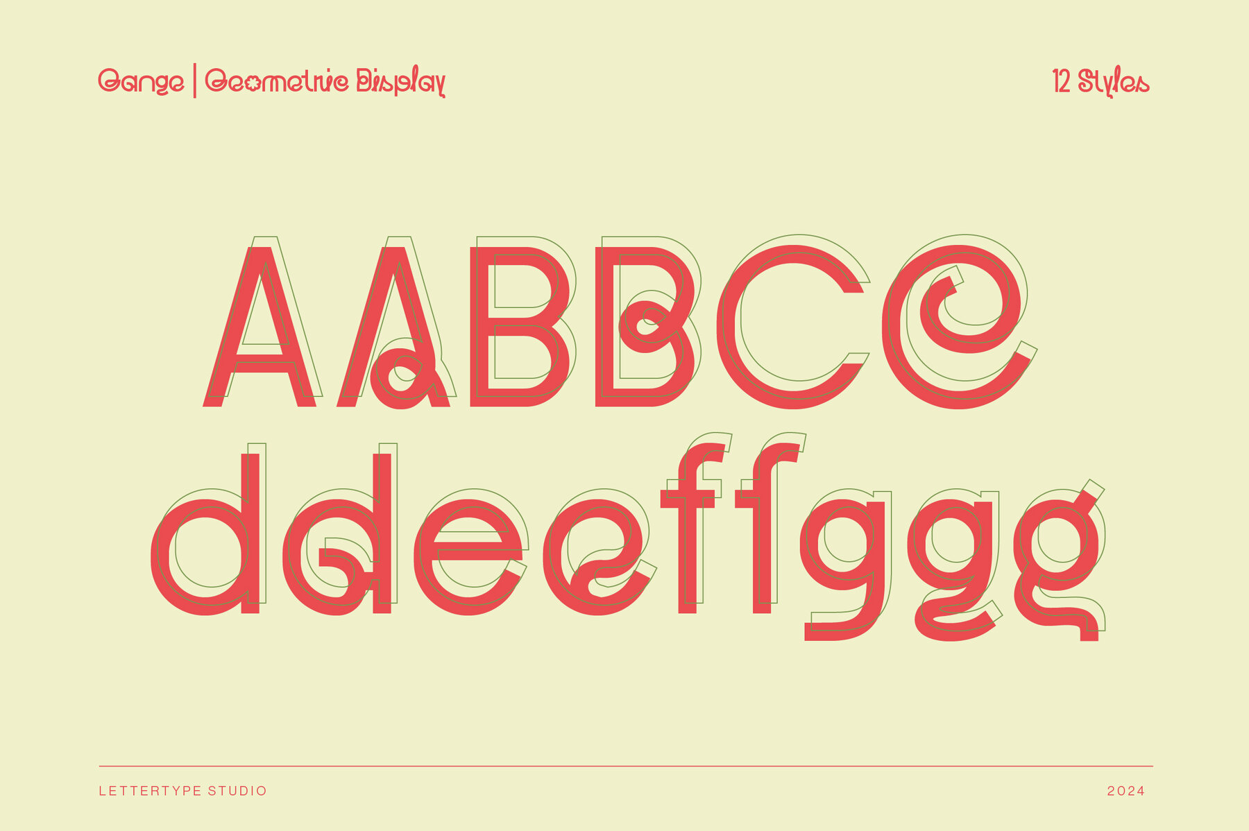 Gange Font - YouWorkForThem