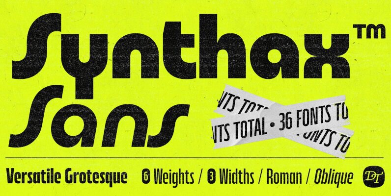DT Synthax Sans