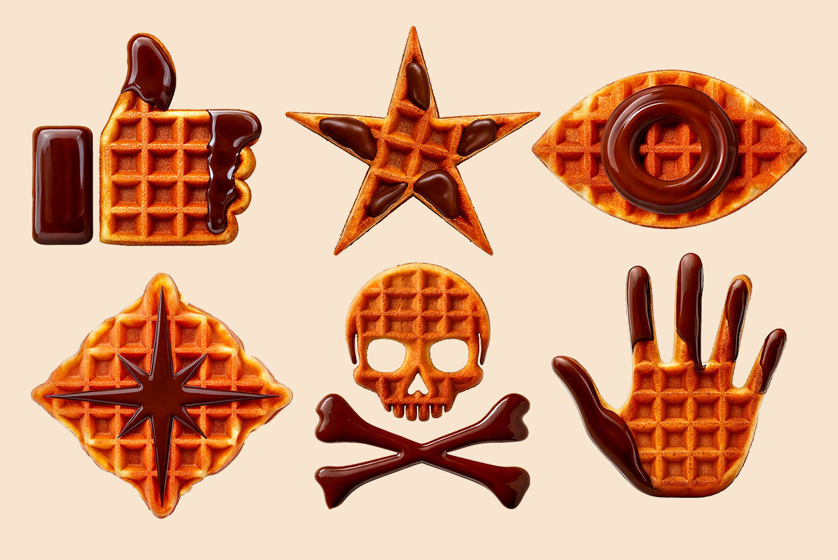 Waffle Drip SVG 7