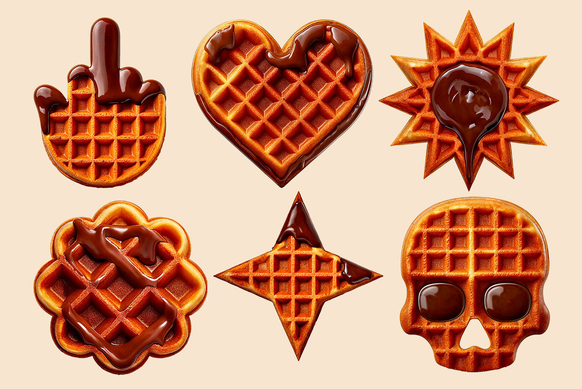 Waffle Drip SVG 9