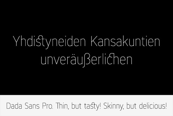 Dada Sans Pro Dada Sans Pro