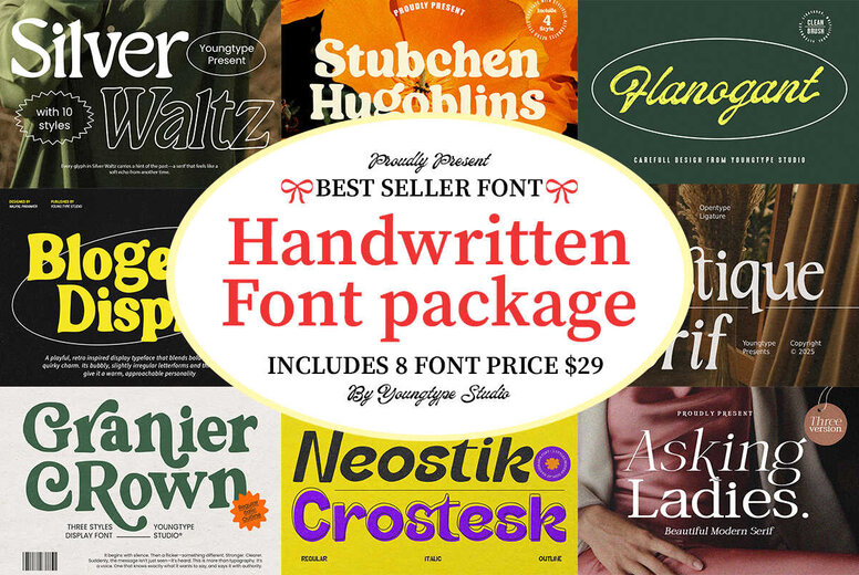 Handwritten Font Package