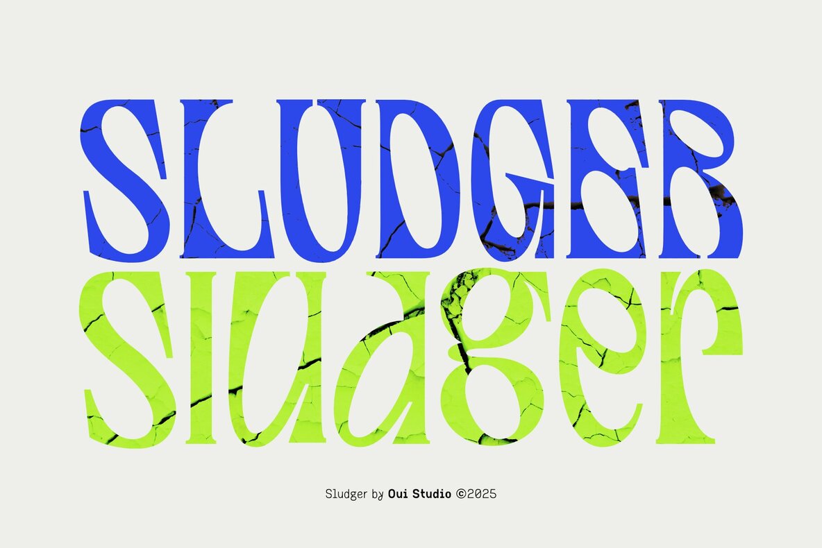 Sluggers Text Sludger Font - Fontpath