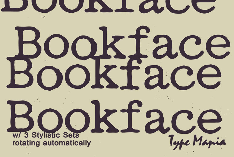 Bookface TM Font