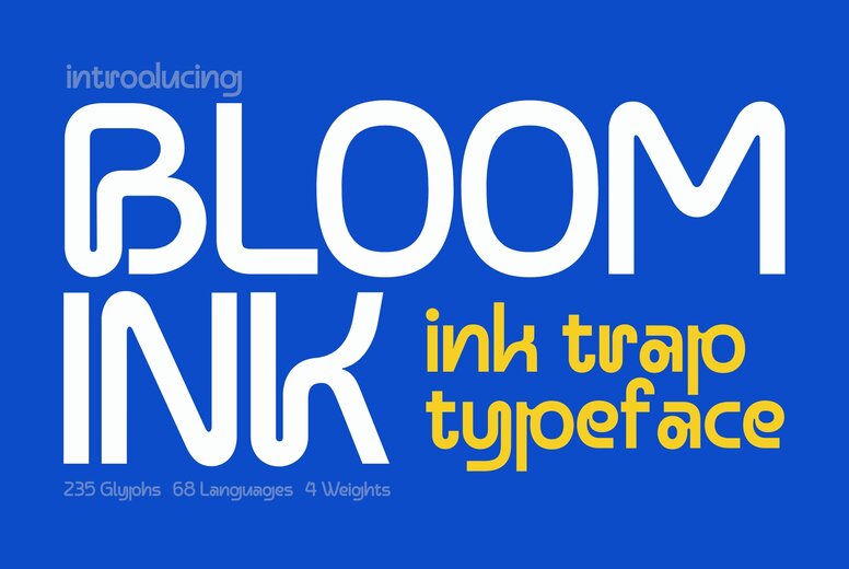 Bloomink Font