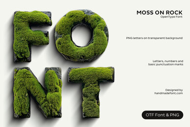 Moss on Rock SVG