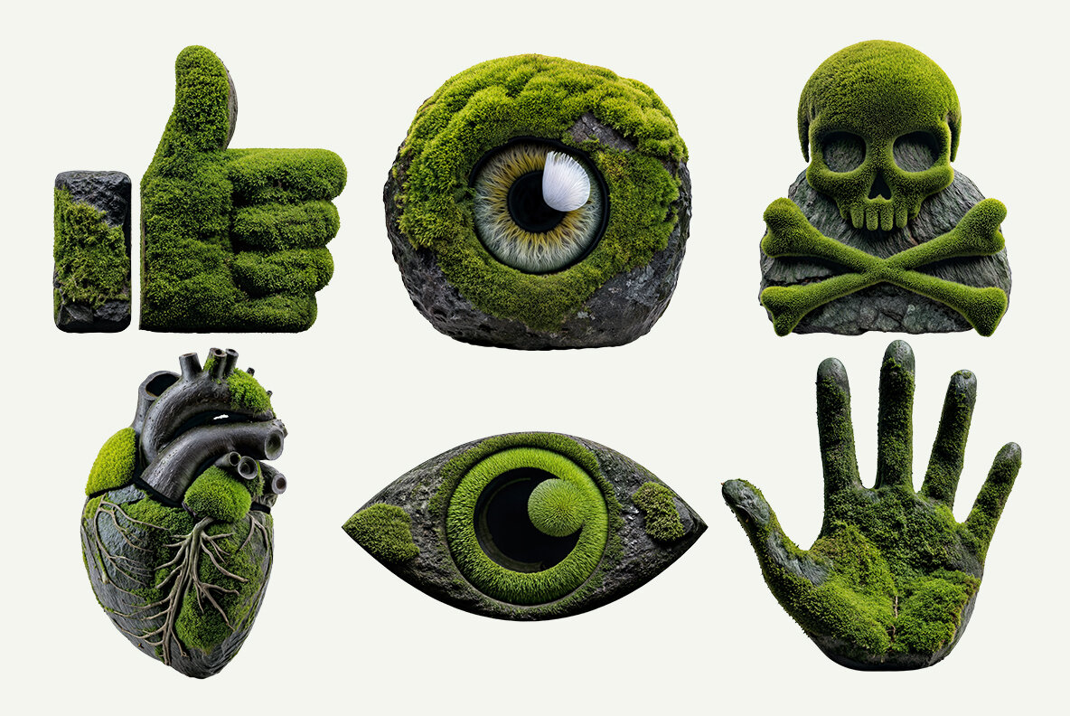 Moss on Rock SVG 7