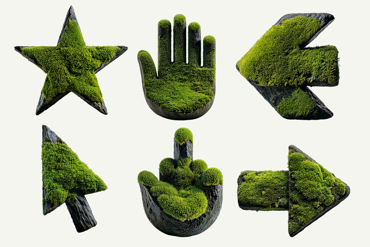 Moss on Rock SVG 11