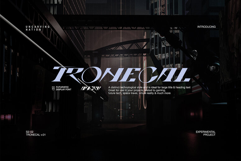 Tronecal Font